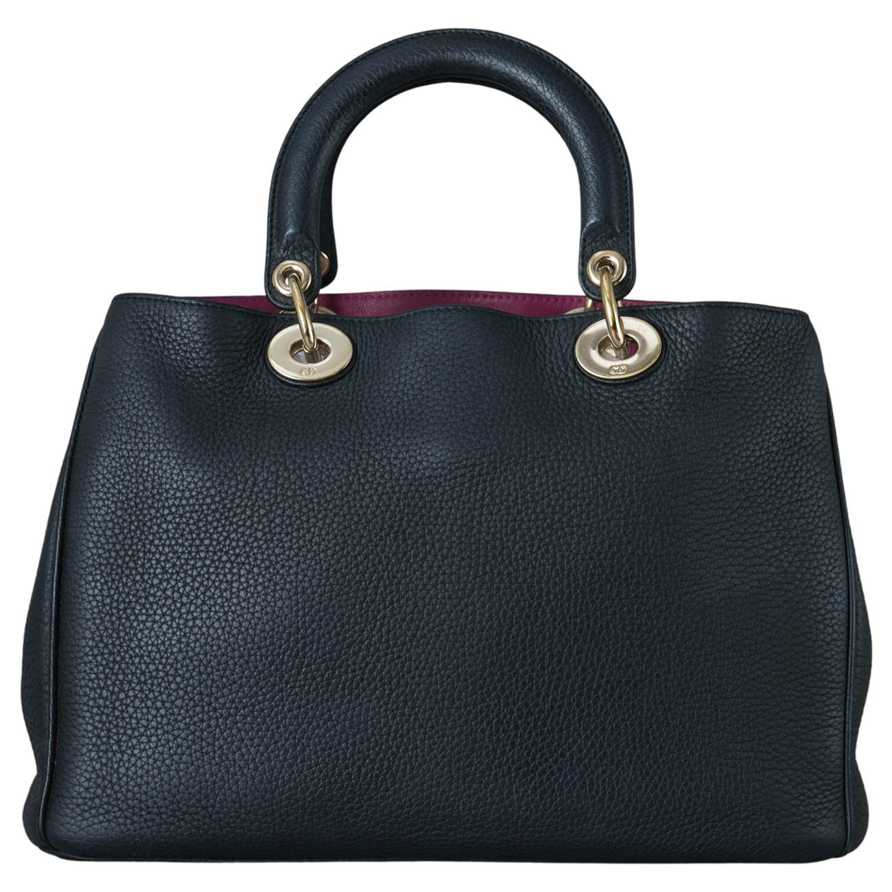 CHRISTIAN DIOR(USED)크리스찬디올 레더 토트 겸 숄더백